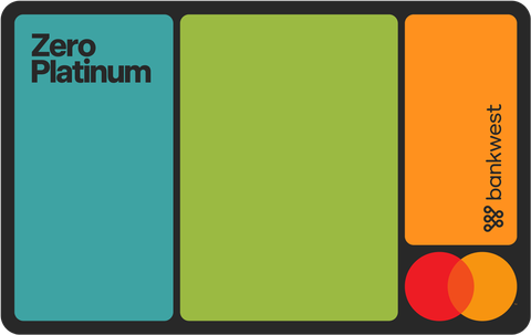 Bankwest Zero Platinum Mastercard logo
